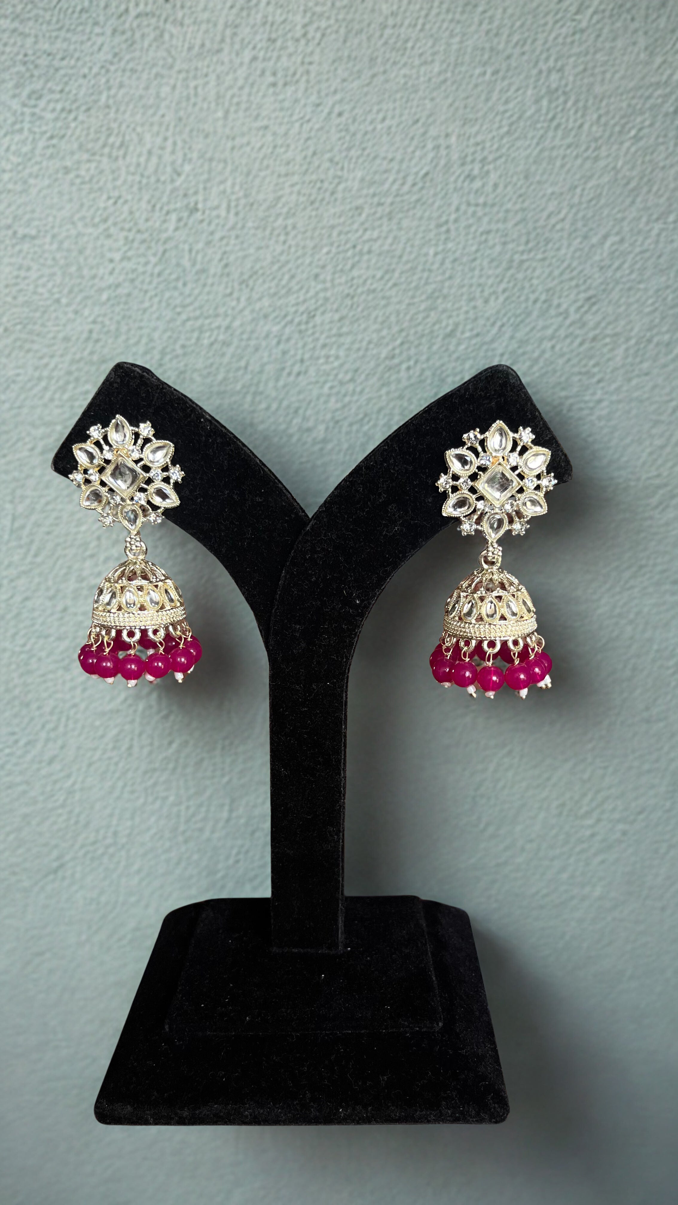 Zulekha Kanika Kundan Jhumka