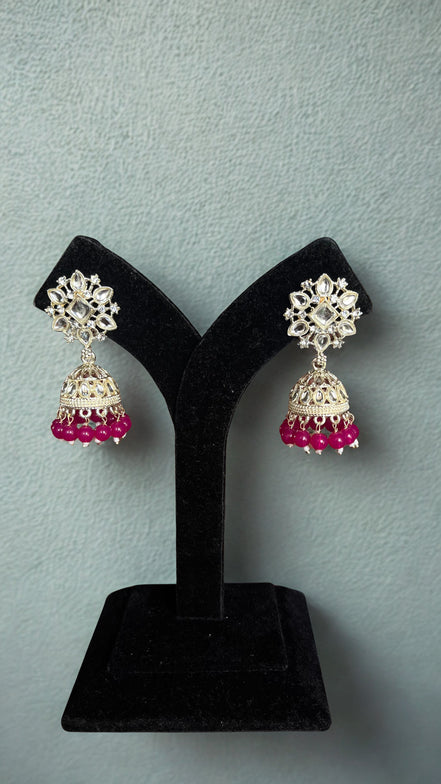 Zulekha Kanika Kundan Jhumka