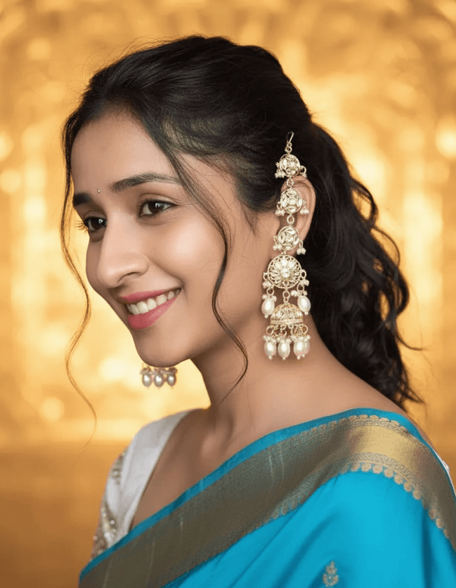 Zulekha Aarvika Earchain Jhumka