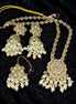 Zulekha Rajkumari Pearl Kundan Necklace Set