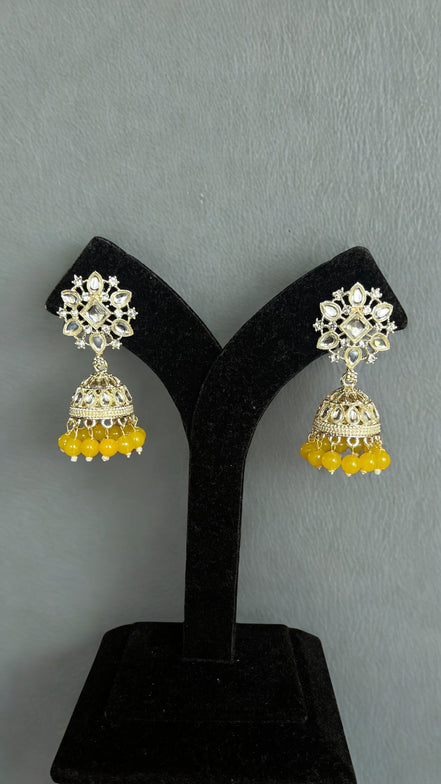 Zulekha Kanika Kundan Jhumka