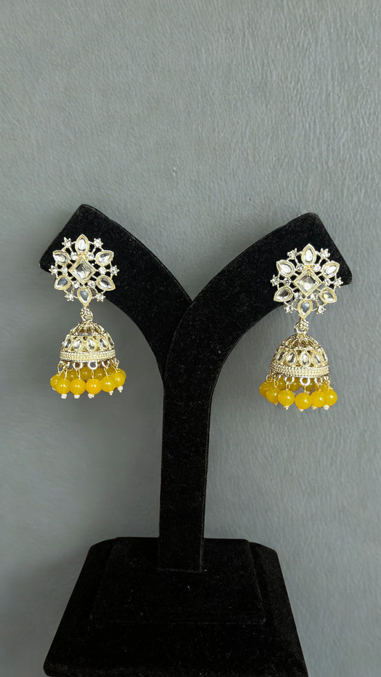 Zulekha Kanika Kundan Jhumka