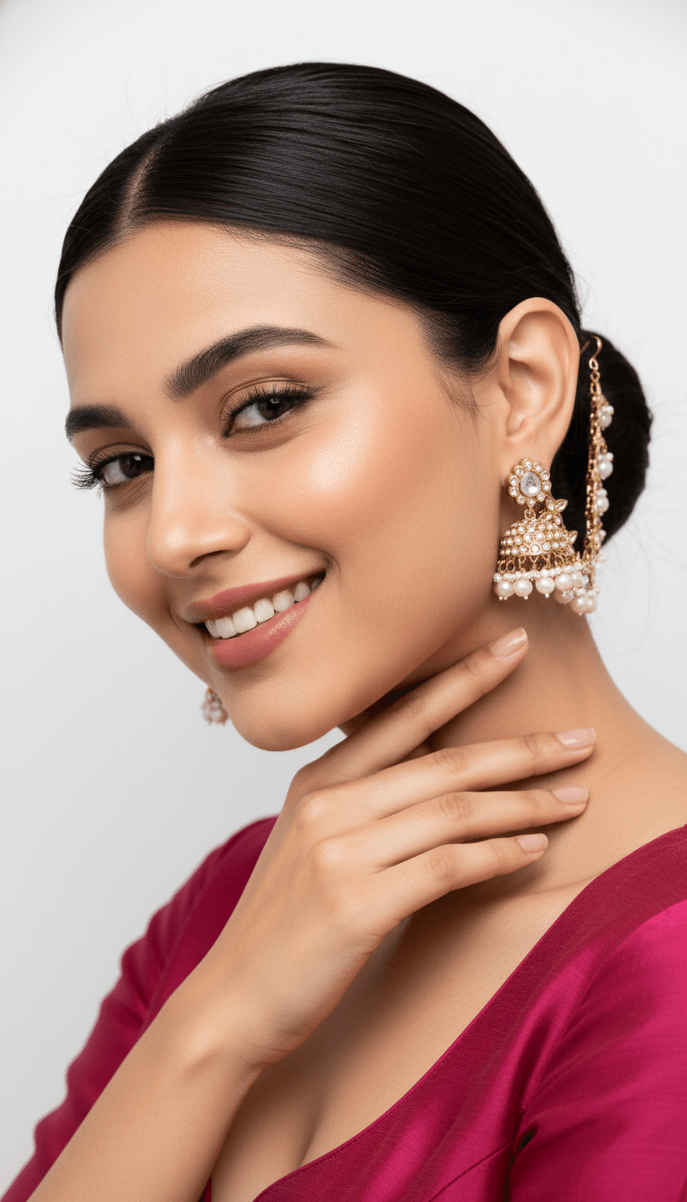 Zulekha Heritage Glow Bahubali Jhumka