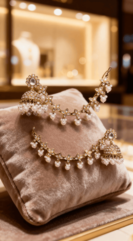 Zulekha Heritage Glow Bahubali Jhumka