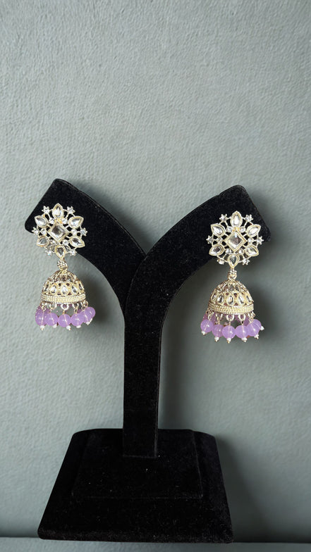 Zulekha Kanika Kundan Jhumka