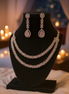 Zulekha Elysian Blush AD Necklace Set