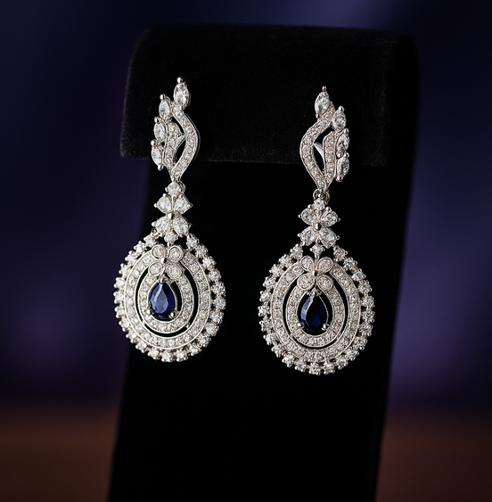 Zulekha Royal Sapphire Cascade Set