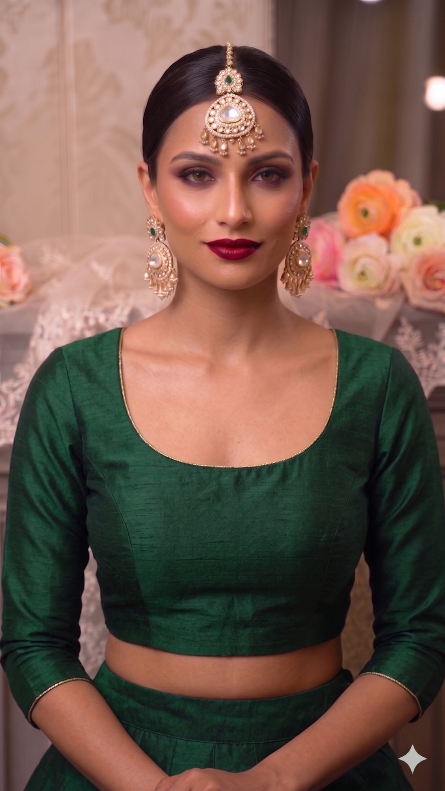 Zulekha Prabha Ratnavali Bridal Set – kundan bridal necklace set
