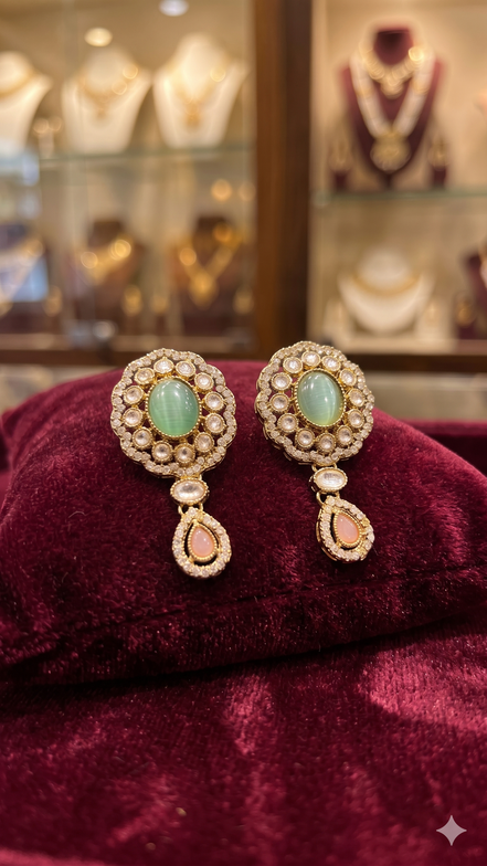 Zulekha Rajsi Pearl Haar Set – pearl and kundan long necklace bridal set