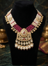 Zulekha Rajsi Ratnamala Set – kundan long necklace bridal set