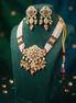 Zulekha Rajsi Varnika Set – kundan and polki bridal necklace set