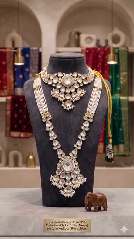 Zulekha Kundan Prabha Bridal Set – kundan bridal necklace set