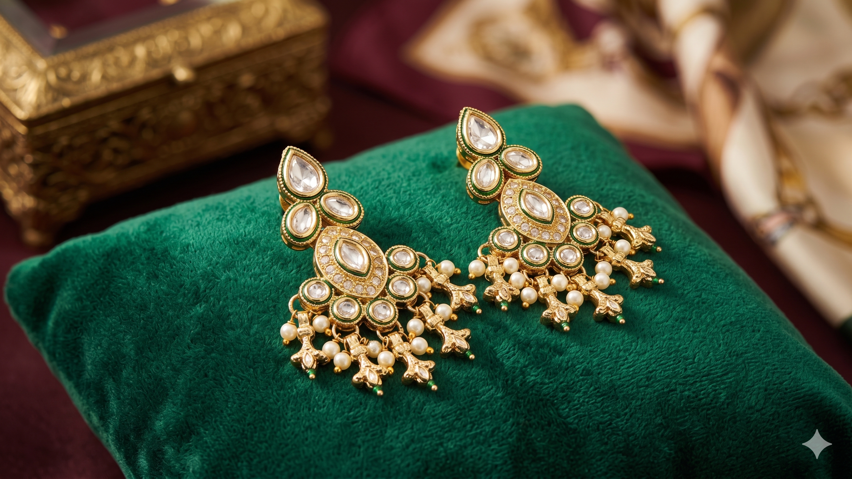 Zulekha Rajsi Shrinika Set – kundan bridal necklace set