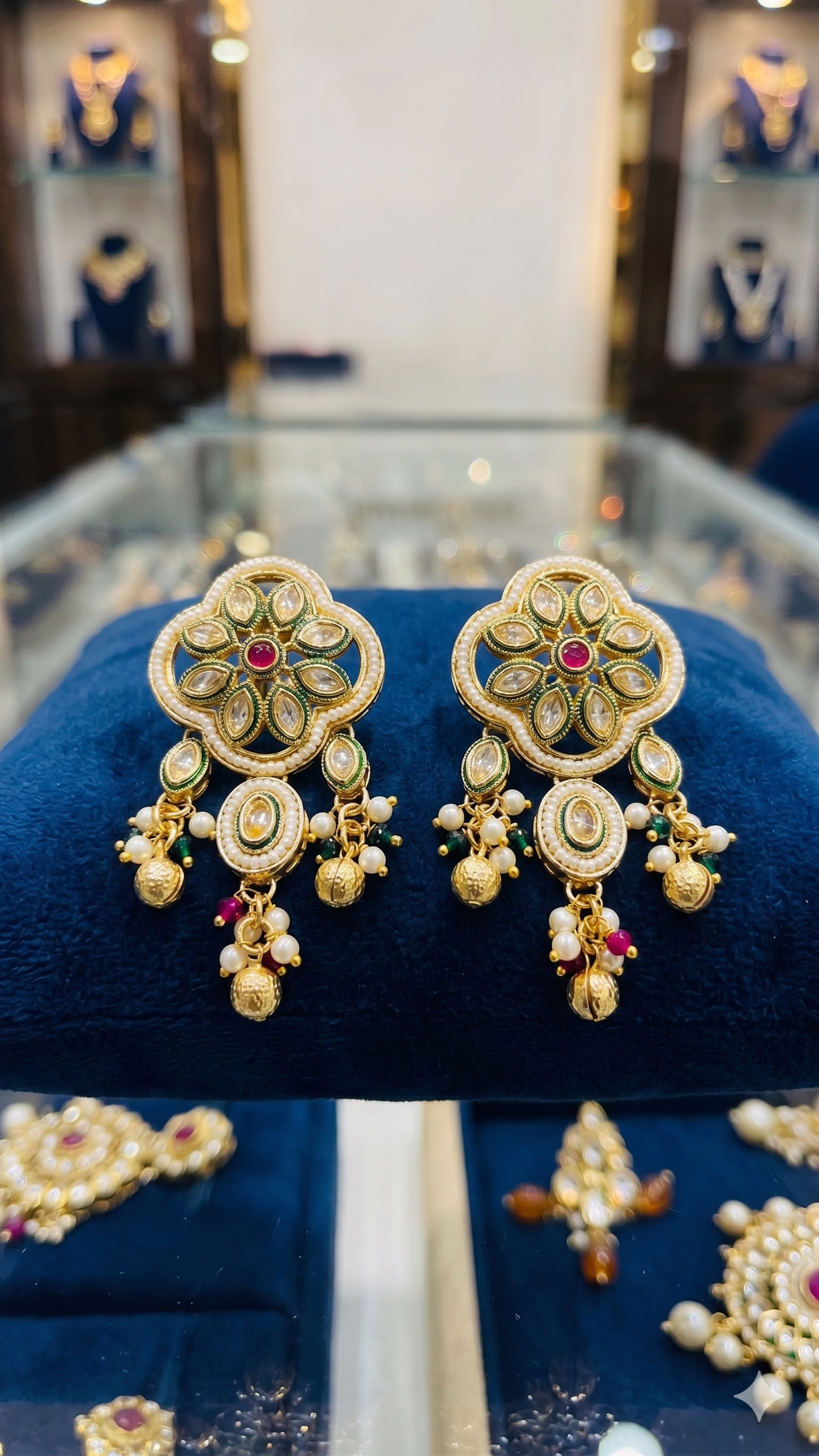 Zulekha Rajsi Varnika Set – kundan and polki bridal necklace set