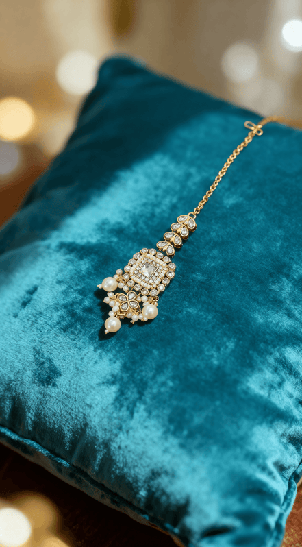 Zulekha Rajwada Shahi Pearl Kundan Choker Set