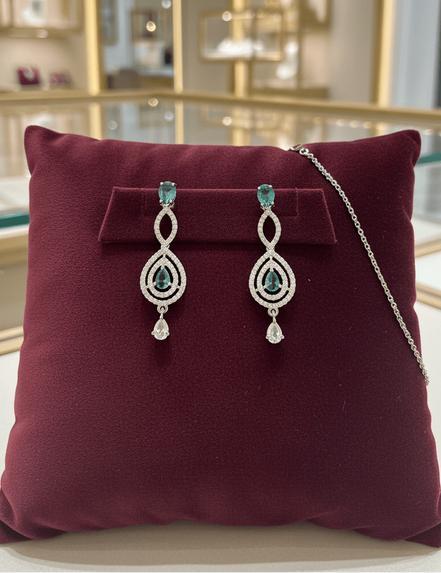 Zulekha Eterna Emerald Elegance Necklace