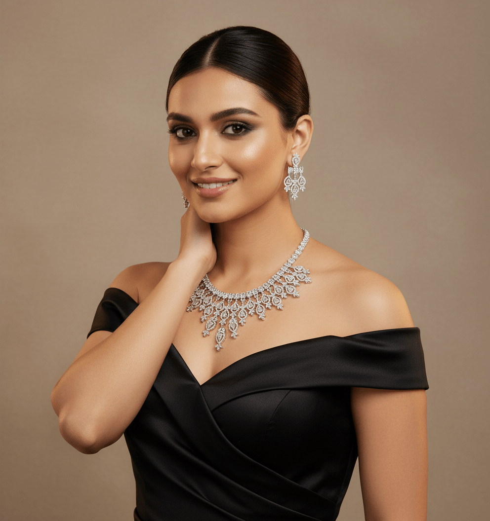 Zulekha Silver Radiance Set