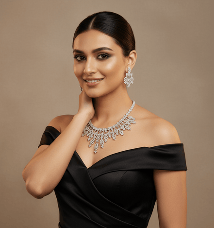 Zulekha Silver Radiance Set