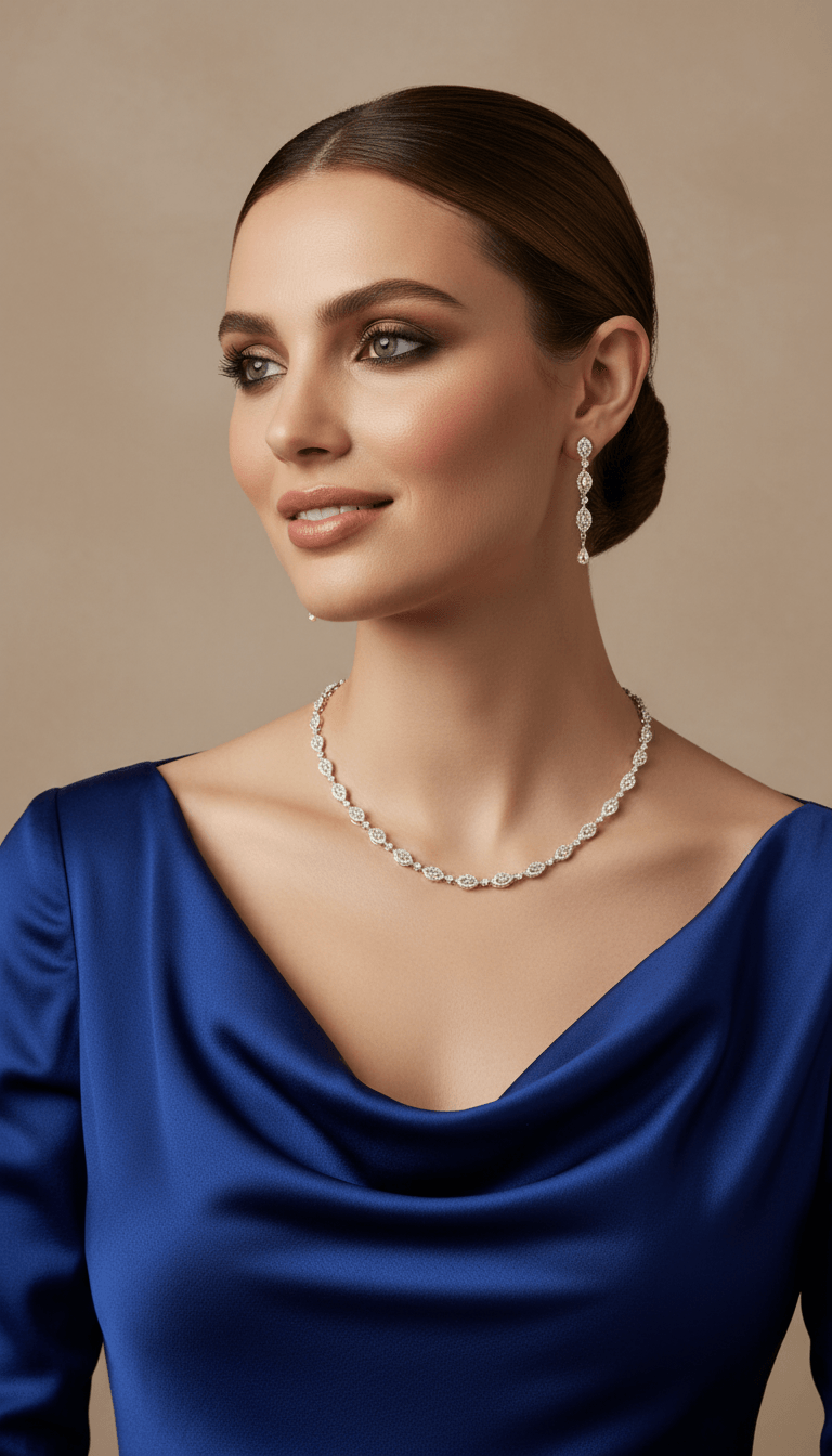 Zulekha Ethereal Marquise Set