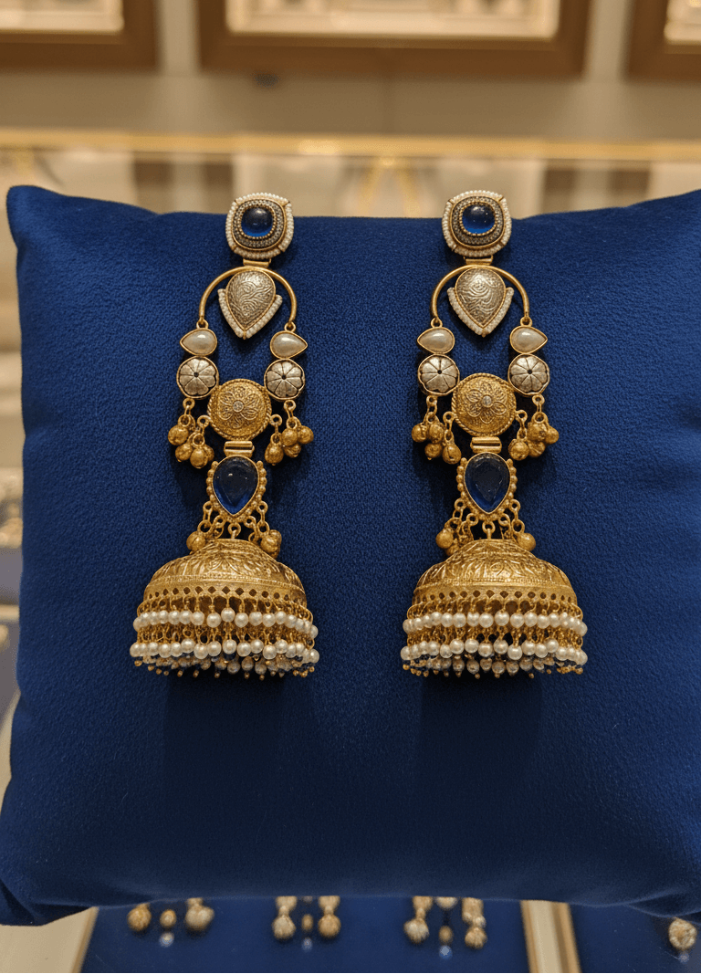 Zulekha Raajsi Neelam Jhumka