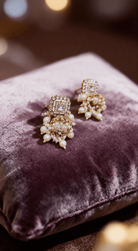 Zulekha Rajwada Shahi Pearl Kundan Choker Set