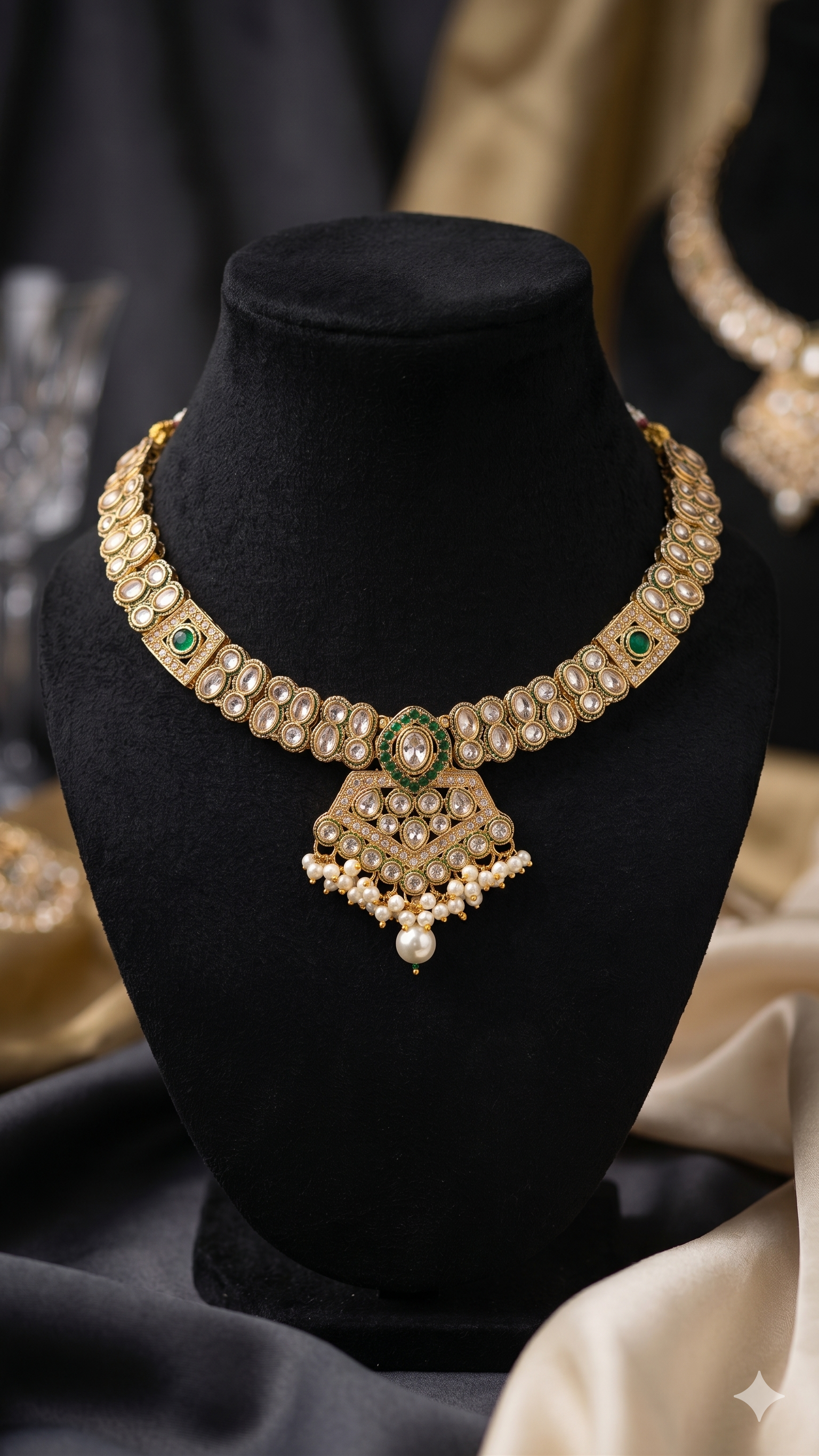 Zulekha Mrinalika Shobha Set – necklace and earring set