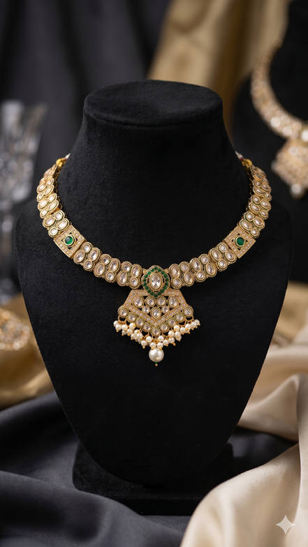Zulekha Mrinalika Shobha Set – necklace and earring set