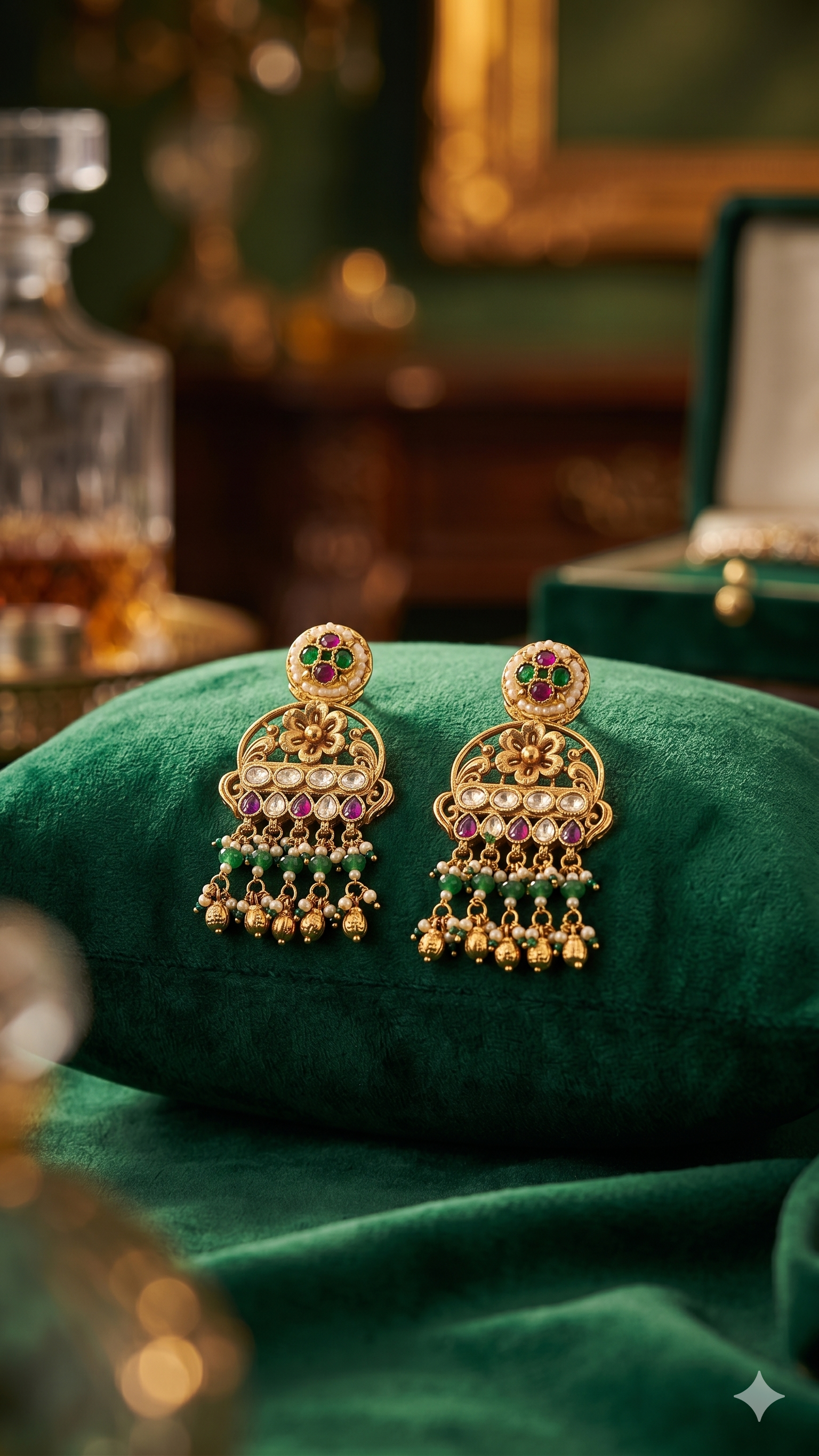 Zulekha Ratn Alankara Set – kundan bridal necklace set