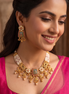 Zulekha Vedika Shringar Set – bridal necklace and earring set